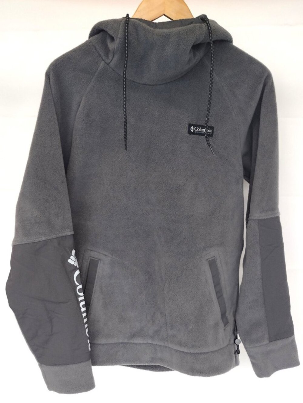 Columbia Gray Men's Hunterdon Fleece Hoodie XS